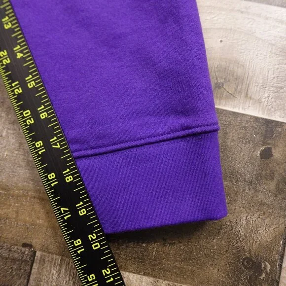 Minnesota Vikings Hoodie Men’s XL Purple Fanatics NFL Pullover Sweatshirt - Picture 6 of 10